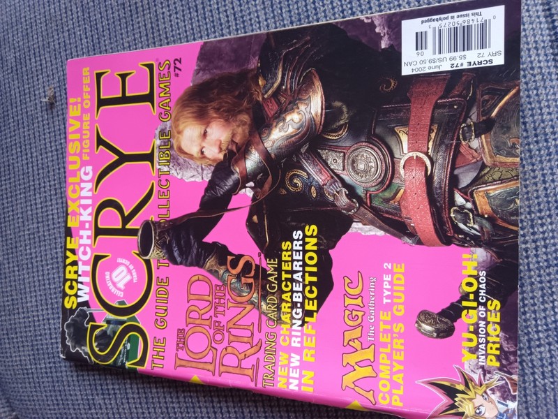 Scrye Magazine #72 June 2004 MTG LORD OF THE RINGS 