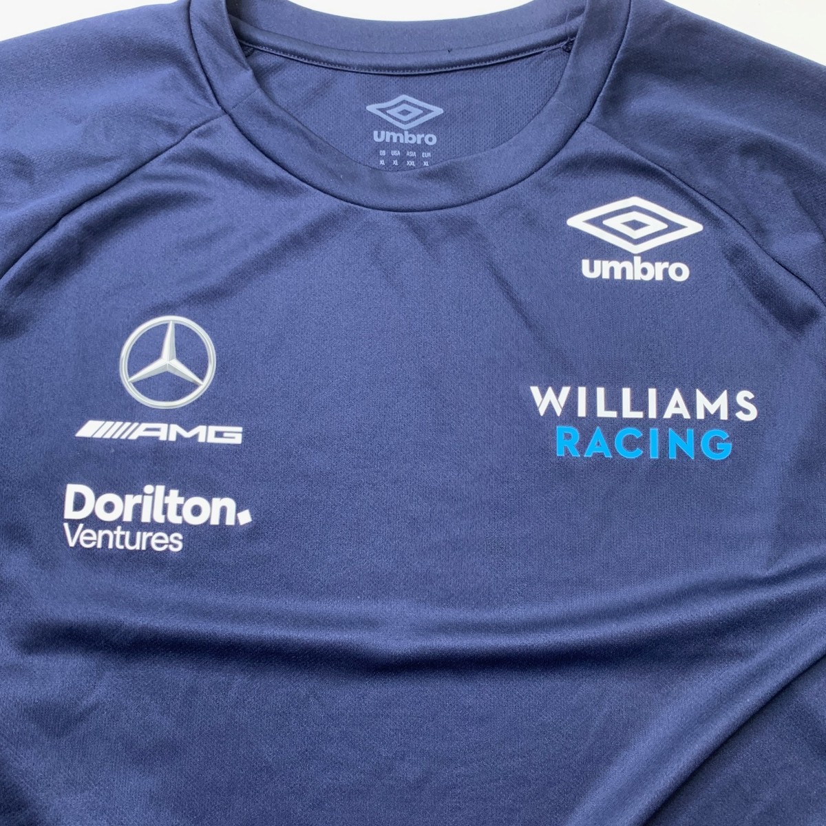 Williams Racing Shirt Mens XL Navy Formula One 2022 Team Training