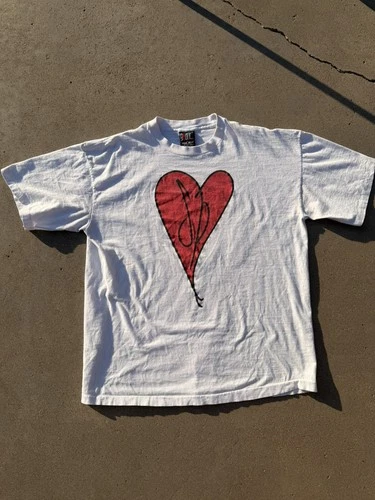 Smashing Pumpkins Heart Graphic T Shirt Giant Tag US 1990s vintage concert t-shirt, vintage, size XL, single stitch, B+ condition
