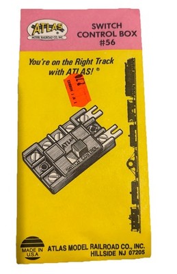 *NOS* ATLAS  HO Scale Switch Control Box #56 for model railroads