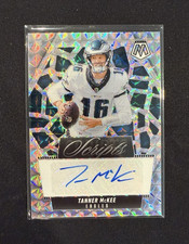 2025 Panini Mosaic Scripts Prizm Autograph Tanner McKee Philadelphia Eagles