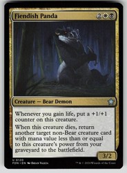 Fiendish Panda - Foundations #120 Uncommon