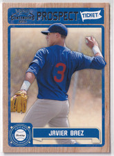 2011 Playoff Contenders Prospect Ticket #RT13 Javier Baez