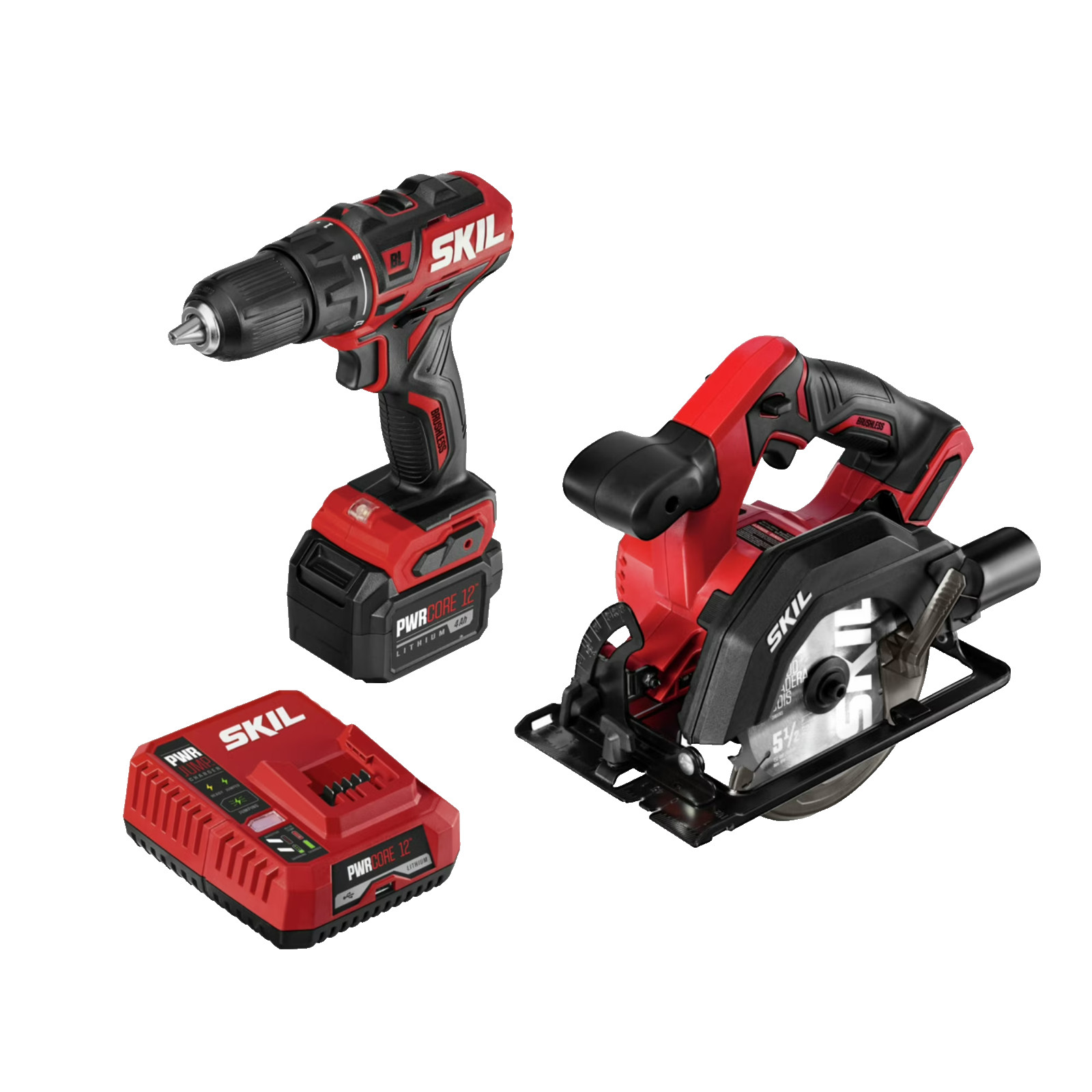 Driver & Circular Saw Kit + Charge