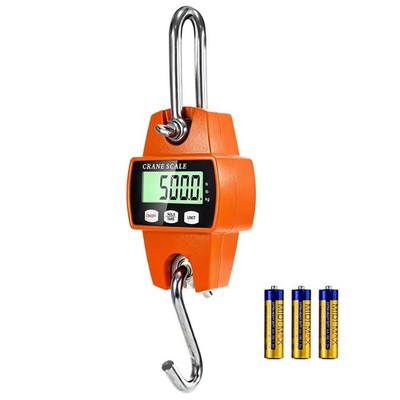 Digital Hanging Scale, 1100lb/500kg Handheld Crane Scale, Small Crane Scale w...