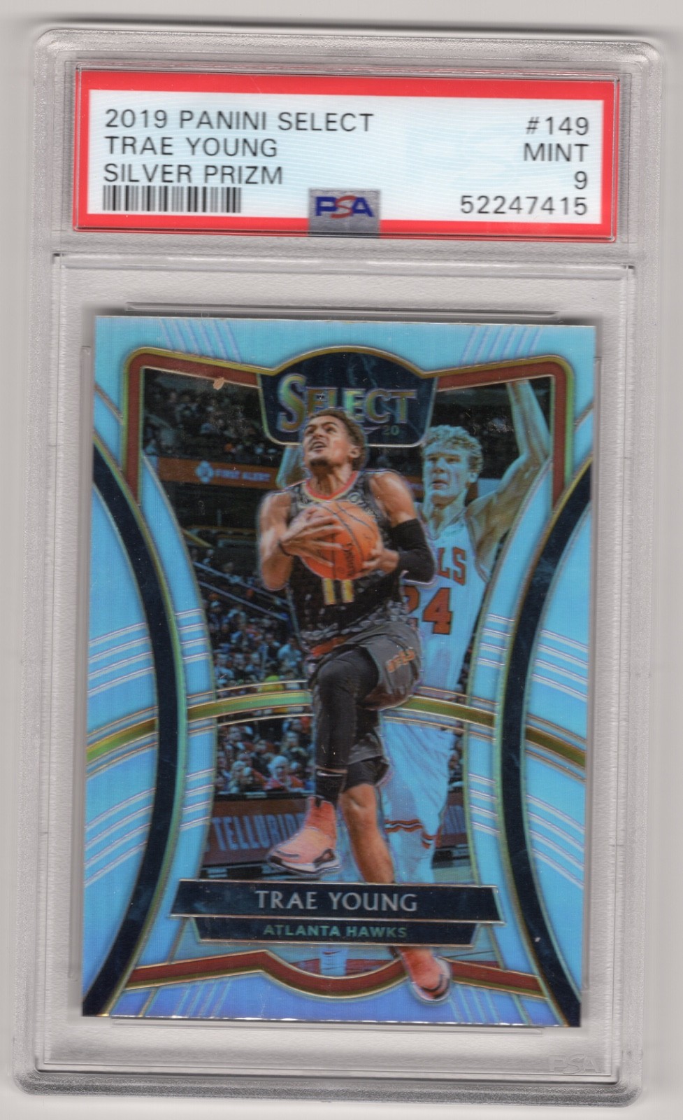 2019-20 Panini Select - Premier Level Trae Young #149 Silver Prizm
