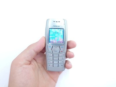 Nokia 6610i RM-37 silber (entsperrt) Handy Simple Basic Klassiker Retro