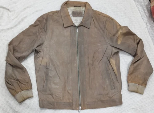 Baldinini Trend Men's Genuine Jacket Brown/Taupe Size 54 Italy video thumbnail