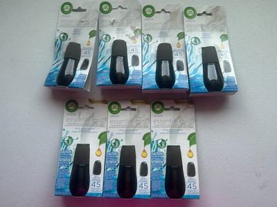 LOT 7: Air Wick Essential Mist Refill, Fresh Water + BREEZE