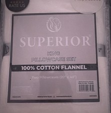 Flannel Pillowcase Set - 100 Double Brushed Flannel Cotton - Bare Home