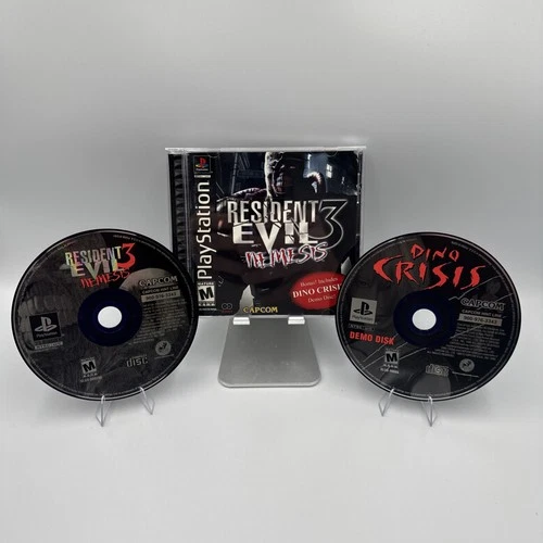 Resident Evil 3: Nemesis (PlayStation 1) Complete w/Manual Reg Card & Demo Disc