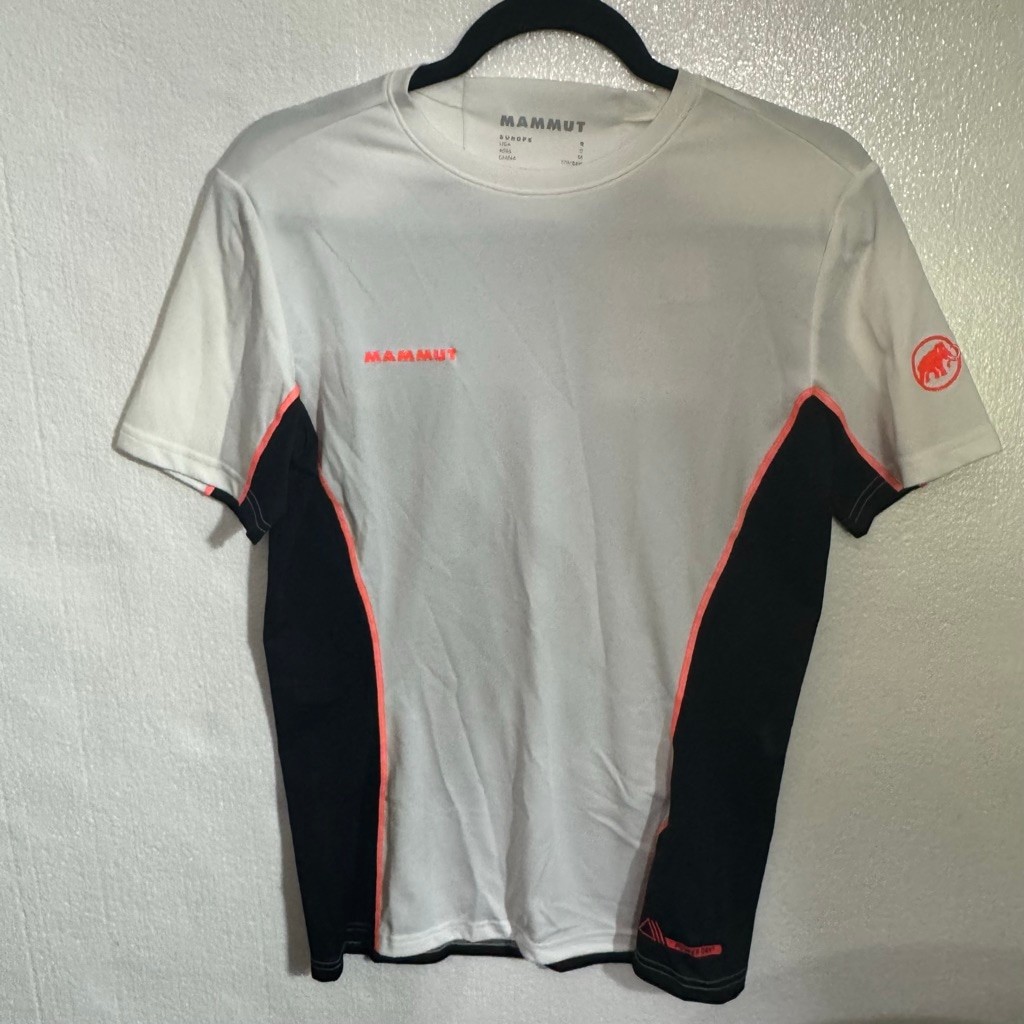 NWT Men's Mammut Sertig T-Shirt Size M White Black