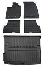 Gummi Fußmatten Kofferraumwanne für Dacia Duster 2 ab 2018- Gummimatten Wanne