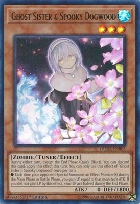 Ghost Sister & Spooky Dogwood (Alternate Art) - DUDE-EN005 - Ultra Rare - 1st Ed