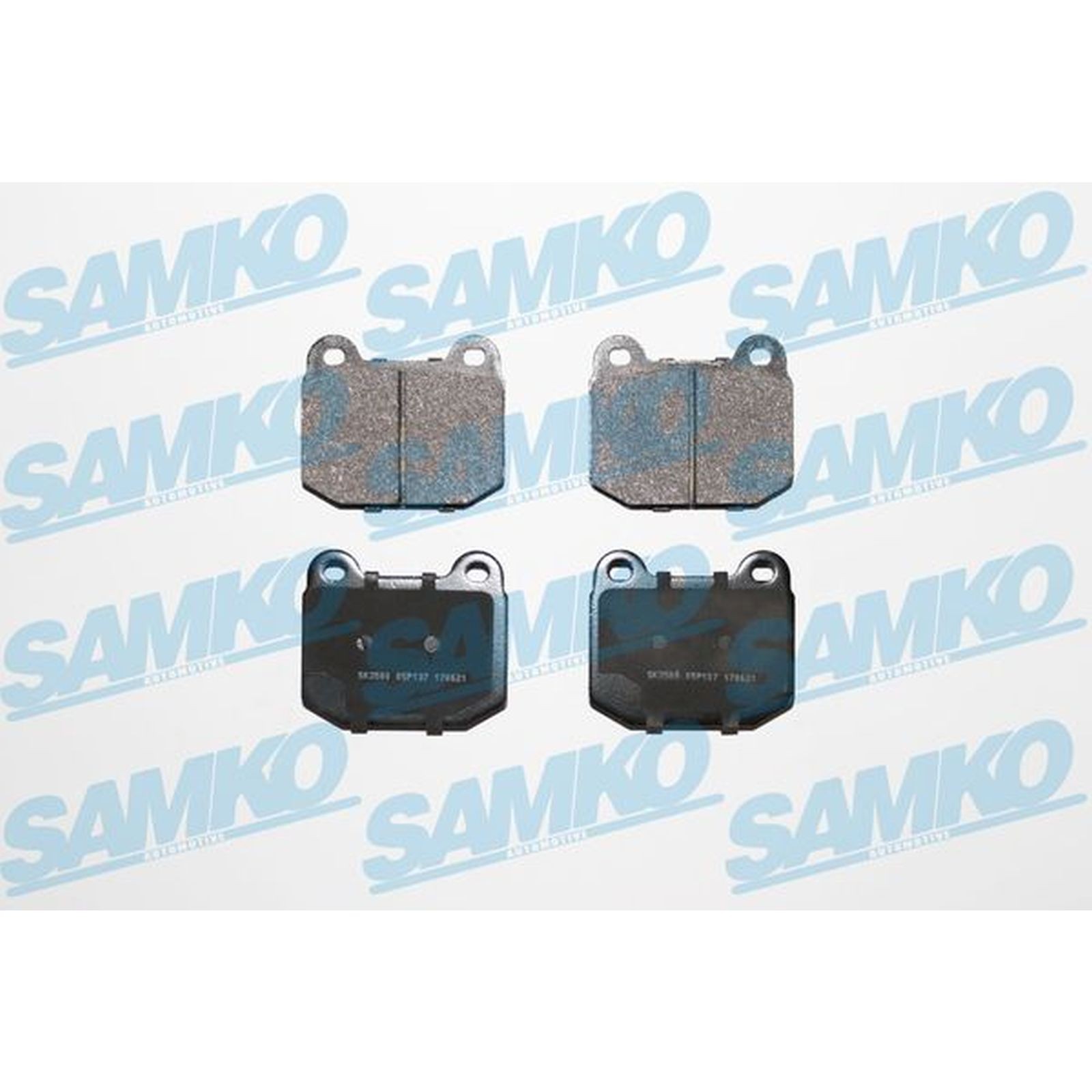 1x ORIGINAL® SAMKO Bremsbelagsatz, Scheibenbremse Vorne für Opel MANTA B