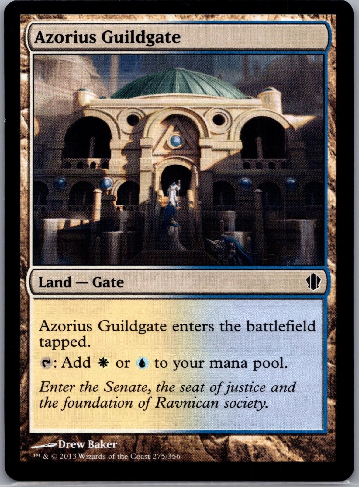 Azorius Guildgate 275 Common Commander 2013 Magic: The Gathering Lightly Played