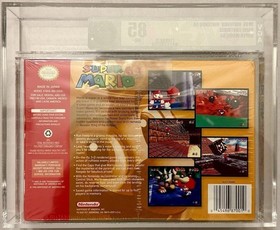 Super Mario 64 - First Print - VGA 85 NM+ Sealed - N64 Nintendo 64 - 1996