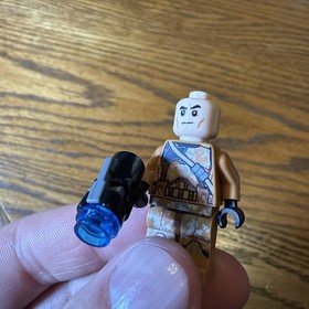 Lego Geonosis Clone Trooper Minifigure, Star Wars SW0605, Set 75089-1 W Blaster