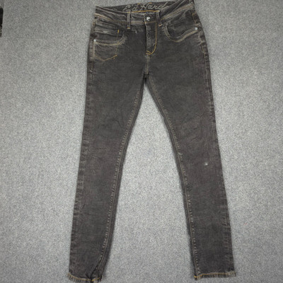 Ed Hardy Jeans Mens 30 Black Punk's not dead denim skuller skinny size 30x31