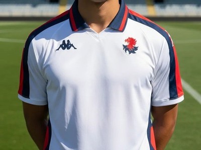 GENOA Cfc - ORIGINAL WHITE AWAY Jersey 2025/6 - Kappa - ASK FOR SIZES