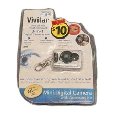 Vivitar Products Mini Digital Camera 3-in-1 With Accessory Kit Brand New Sealed