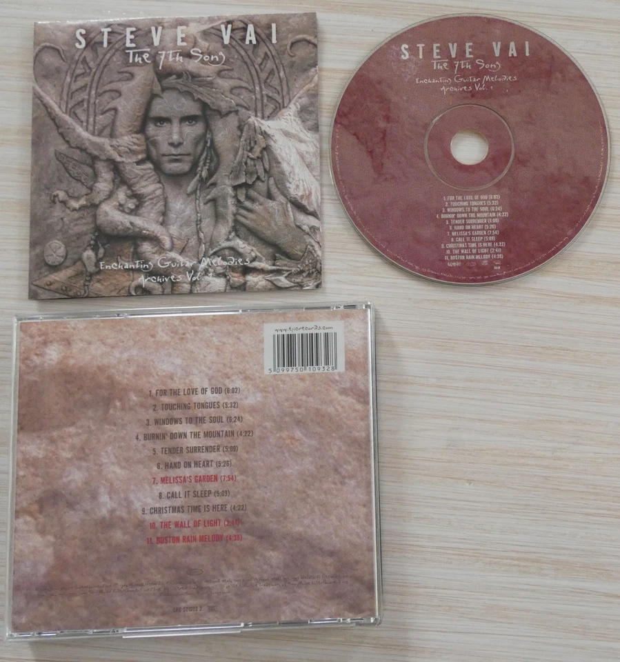 CD ALBUM STEVE VAI THE 7 TH SONG 11 TITRES 1999 - Photo 2/4