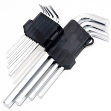 HEX Winkelschl&uuml;ssel Set 9tlg 1,5-10 mm 6kant KFZ M&ouml;belschl&uuml;ssel