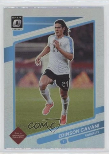 2021-22 Panini Donruss Road to Qatar Optic Holo Prizm Edinson Cavani #168
