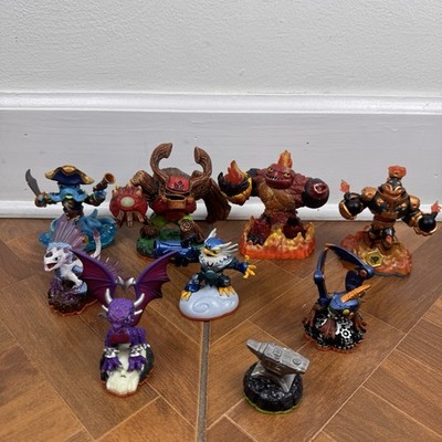 Skylanders Giants Swap Force Figure Lot Spyro Tree Rex Hot Head Wash Buckler