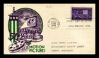 MOTION PICTURES 50TH ANNIVERSARY FDC SCOTT 926 STAEHLE CACHET CRAFT US COVER