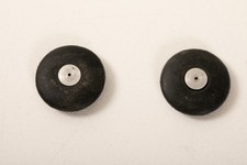 RC Airplane Wheels B2A-36/JSF6 Vintage Perfect Rubber Tires Aluminum Rims