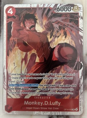 Monkey.D.Luffy OP16-015 The Time of Battle One Piece TCG