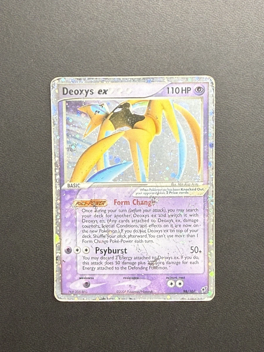 Deoxys Ex Pokémon TCG Cards for sale | eBay