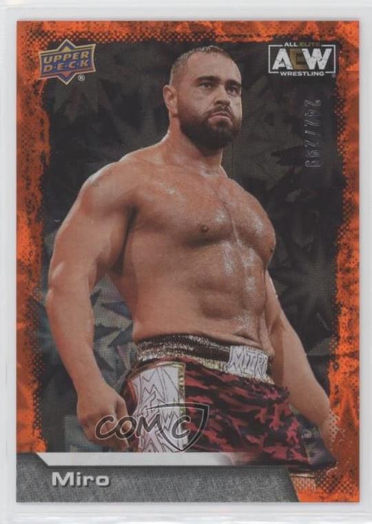 2022 Upper Deck AEW All Elite Wrestling Dynamite 242/299 Miro #45 0z8o