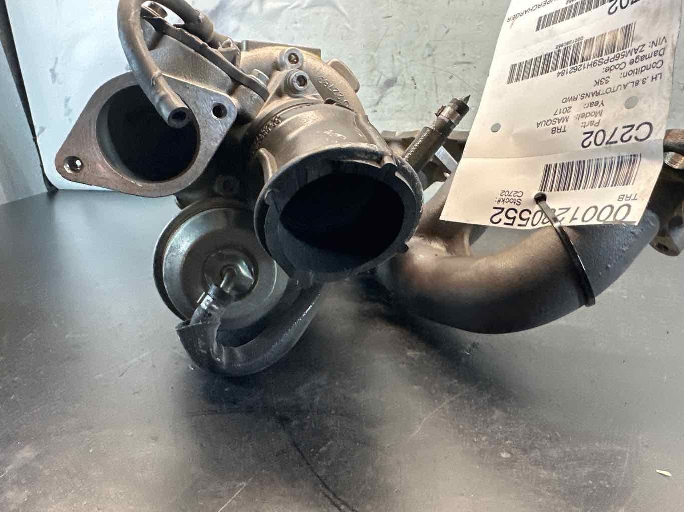 17 MASERATI QUATTROPORT Turbo/supercharger left 3.8L rwd