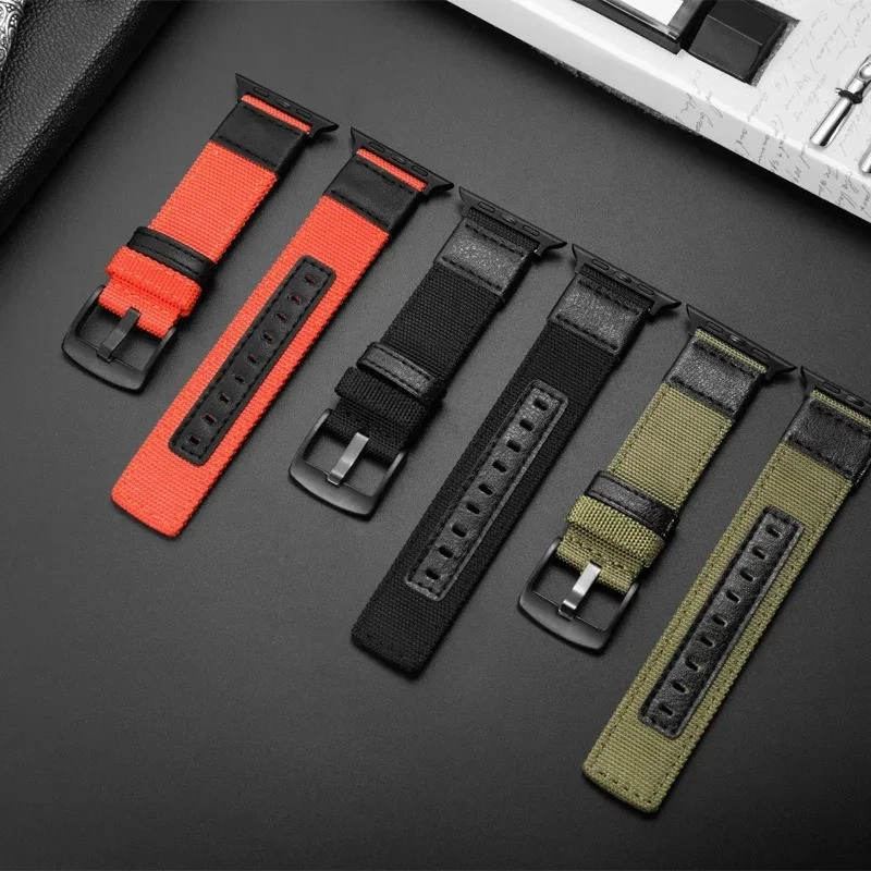 Correa deportiva de nailon para Apple Watch Ultra Series 11 10 9 8 7 6 5 4 SE 38-49 mm Foto 2 de 4