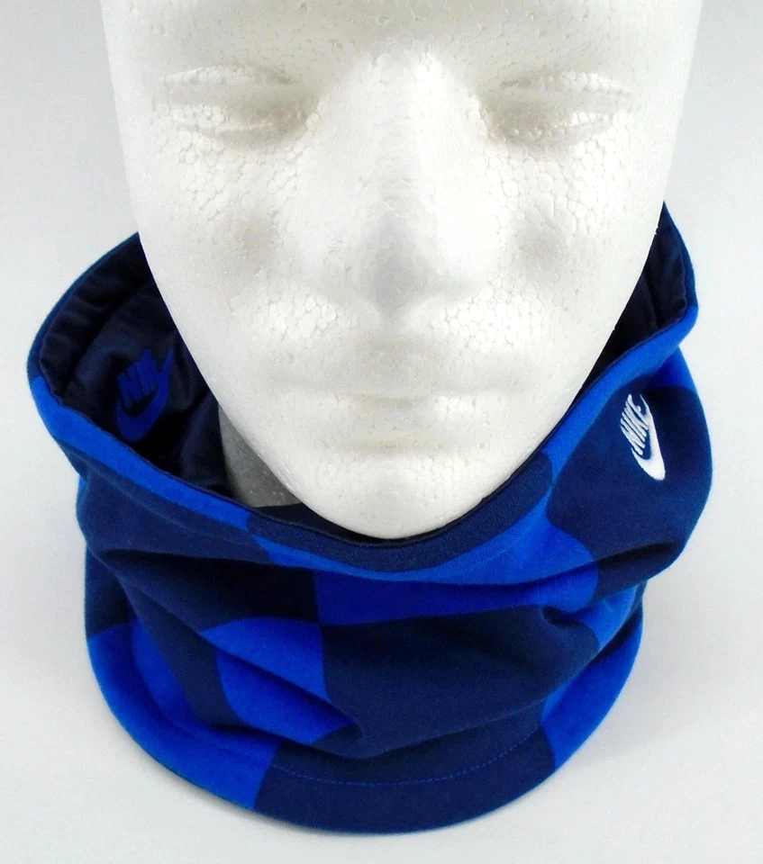 Nike Club Polar Reversible Calentador de Cuello Calentador de Cuello Adulto Juego Real/Azul Marino/Blanco Foto 2 de 4