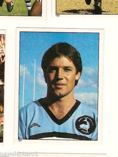 #D387. 1983 RUGBY LEAGUE STICKER #157 PHIL HURST, CRONULLA SHARKS - Picture 1 of 1