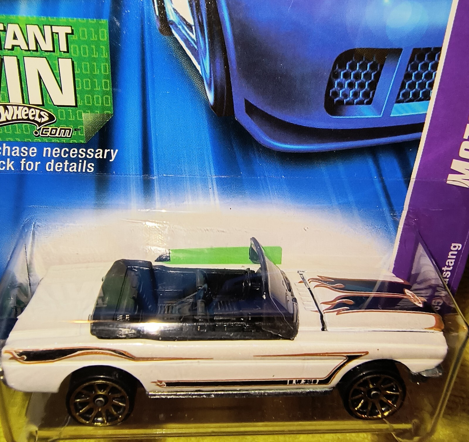 Hot Wheels '65 Mustang 2/5 Motown Metal Red #87 - Diecast Car Collectible - View #8