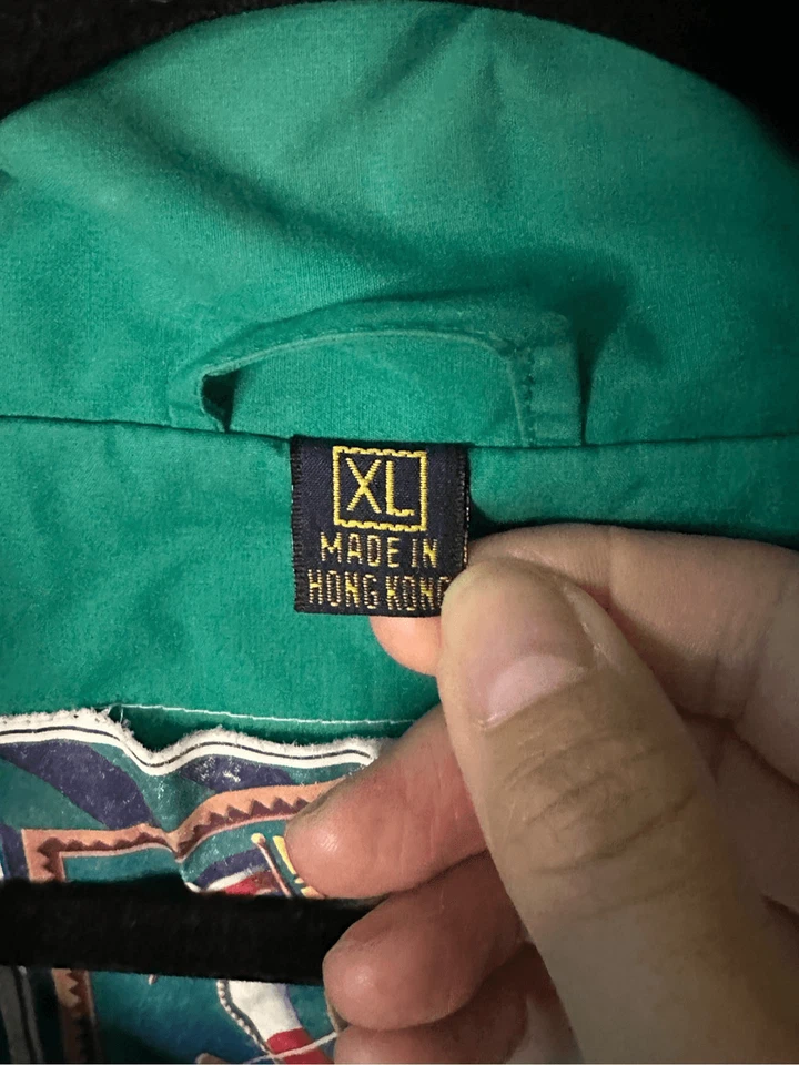 Vintage Gear for Sports Tombstone Pizza Navy Long Sleeve Waterproof Jacket Sz XL - Image 2 of 4