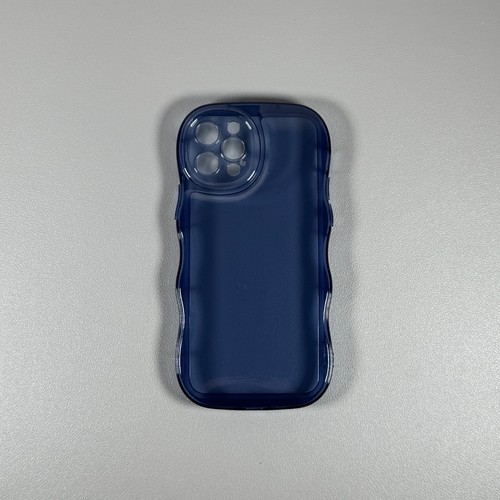 Funda para iPhone 12 Pro - Azul Jalea | Bordes Ondulados | Agarre Delgado Contorneado - Imagen 11 de 11