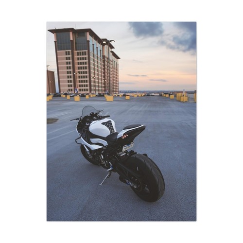 BMW Inspired S1000RR High Resolution Museum Quality Vertical Canvas Print #039 - Picture 2 of 10