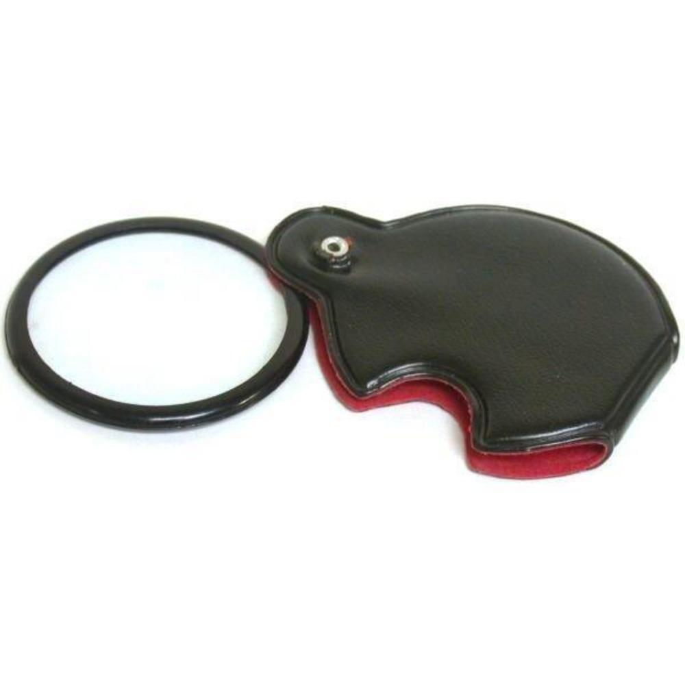 FindingKing 5X 10X 15X Plastic Eye Loupe & Folding Magnifier - Triple Lens Pocket Magnifier For Jewelry & Inspection