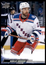 2022 Upper Deck #119 Barclay Goodrow New York Rangers Hockey Card
