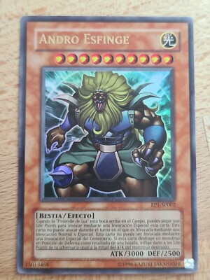 ANDRO SPHINX   YUGIOH   EP1   2004   SPANISH   ULTRA RARE   NM #0456