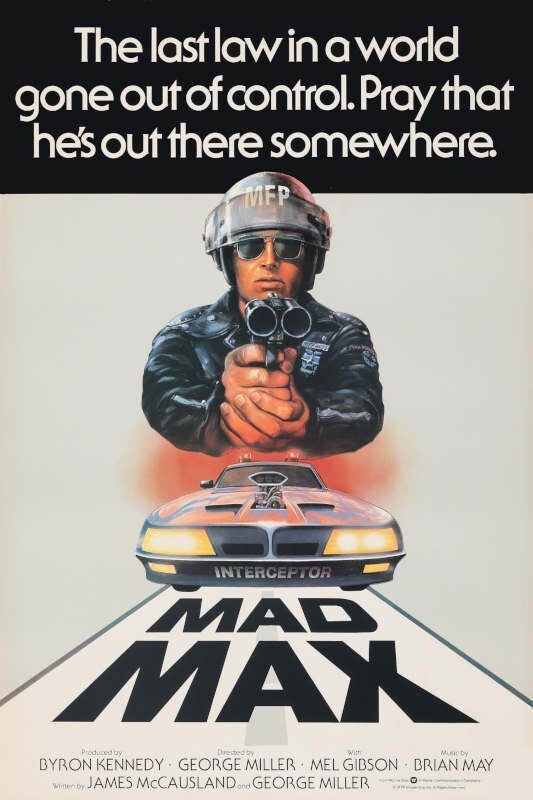 【中古】The Modern Poster 1979 MAD MAX VINTAGE MOVIE POSTER PRINT STYLE C 24x16 9 MIL