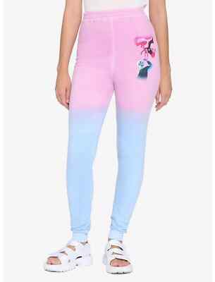 NWT Lore Olympus Dip-Dye Sweatpants Tight Joggers Pink/Blue