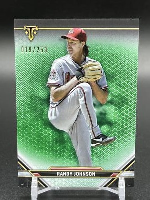 2021 Topps Triple Threads #/259 Green Parallel #51 Randy Johnson Diamondbacks