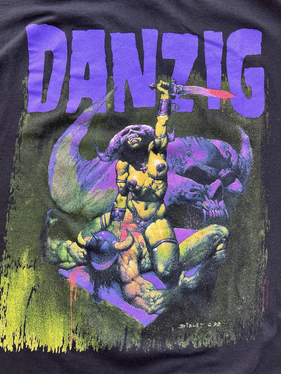 Vintage 1992 Danzig Uncensored Album How The Gods Kill T-Shirt 