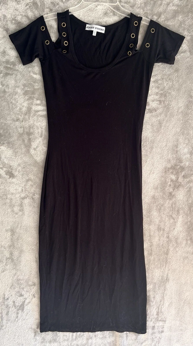 Robe Noire Almost Famous - Taille S (Small) - Style Bodycon - Neuf Sans étiquettes